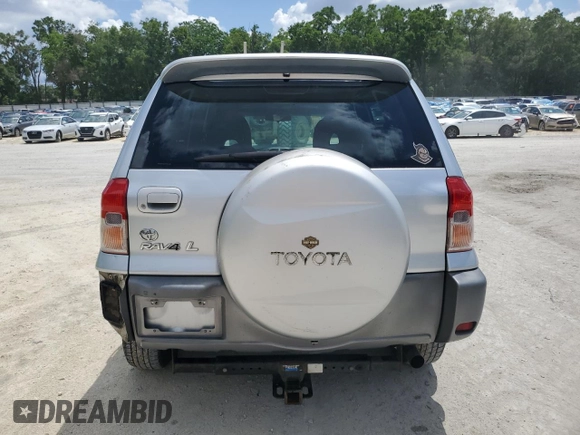 2001 Toyota RAV4 with VIN JTEGH20V510026430, listed as a Copart auction lot 55208815 with 235,190 mi miles and Salvage title. Bid and sale history available at DreamBid. Image 6.