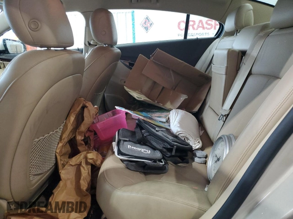 2012 Buick LaCrosse Premium 2 with VIN 1G4GF5E35CF199606, listed as a Copart auction lot 56021295 with 98,071 mi miles and Salvage title. Bid and sale history available at DreamBid. Image 10.