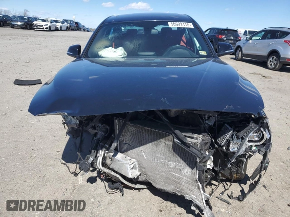 2018 BMW 3 Series 330e iPerformance with VIN WBA8E1C57JA762624, listed as a Copart auction lot 50692415 with 36,744 mi miles and Salvage Title. Bid and sale history available at carsss.com. Image 5.