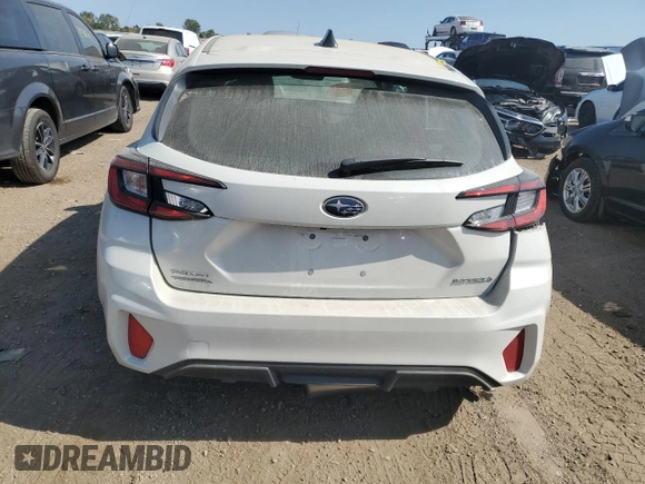 2024 Subaru Impreza with VIN JF1GUABC1R8266051, listed as a Copart auction lot 72386454 with 6,588 mi miles and Salvage Title. Bid and sale history available at carsss.com. Image 6.