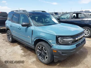 2021 Ford Bronco Sport Outer Banks with VIN 3FMCR9C63MRA06545, listed as a IAAI auction lot 42443970 with 84,178 mi miles and . Bid and sale history available at DreamBid. Image 1.