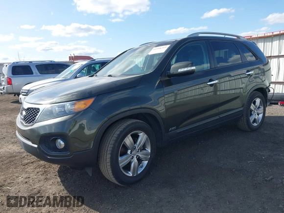 2013 Kia Sorento EX with VIN 5XYKUDA24DG331006, listed as a IAAI auction lot 41998319 with 143,141 mi miles. Bid and sale history available at carsss.com. Image 2.