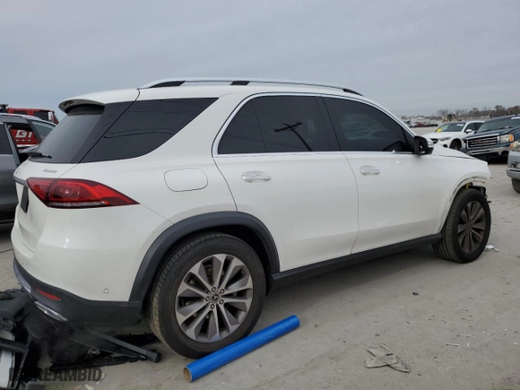 2020 Mercedes-Benz GLE with VIN 4JGFB4KB3LA256024, listed as a Copart auction lot 84820354 with 44,379 mi miles and Clean Title. Bid and sale history available at carsss.com. Image 3.