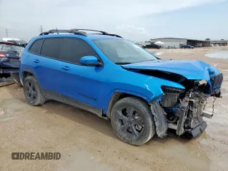 2021 Jeep Cherokee Altitude with VIN 1C4PJLLB0MD215189, listed as a Copart auction lot 61094535 with 88,449 mi miles and Salvage title. Bid and sale history available at DreamBid. Image 4.
