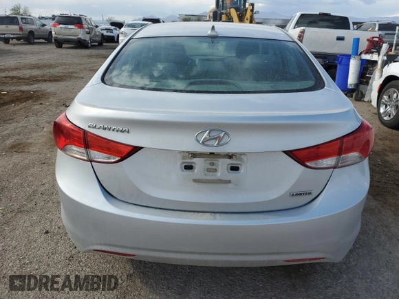 2013 Hyundai Elantra Limited with VIN KMHDH4AE2DU780802, listed as a Copart auction lot 56385425 with 163,853 mi miles and Clean Title. Bid and sale history available at DreamBid. Image 6.