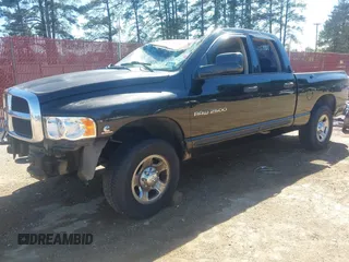 2004 Dodge Ram 2500 SLT with VIN 3D7KA28C54G119590, listed as a IAAI auction lot 41801044 with 1 mi miles. Bid and sale history available at carsss.com. Image 2.