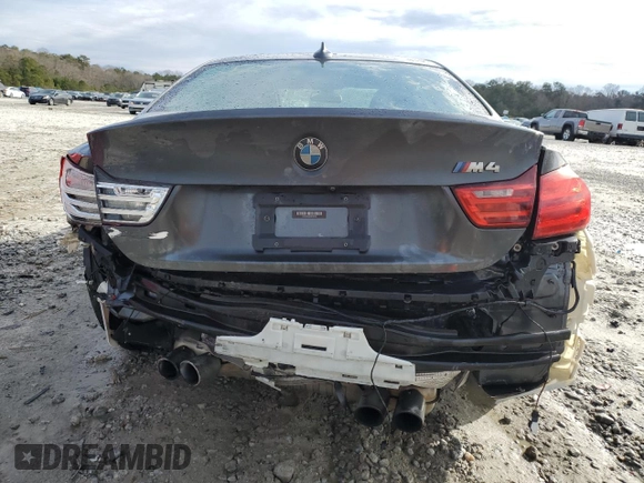 2015 BMW M4 with VIN WBS3R9C56FK330505, listed as a Copart auction lot 37317014 with 54,483 mi miles. Bid and sale history available at carsss.com. Image 6.
