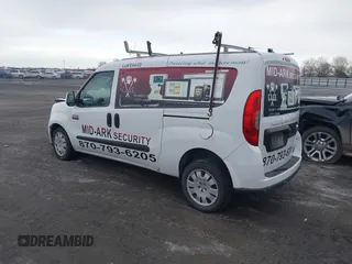2017 Ram ProMaster City Cargo Van Tradesman SLT with VIN ZFBERFBBXH6D54040, listed as a IAAI auction lot 41364731 with 191,707 mi miles. Bid and sale history available at carsss.com. Image 3.