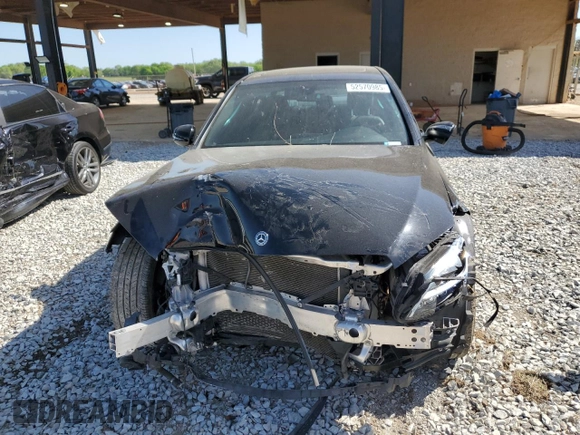 2019 Mercedes-Benz C 300 with VIN 55SWF8DBXKU294402, listed as a Copart auction lot 52570985 with 51,995 mi miles and Salvage Title. Bid and sale history available at DreamBid. Image 5.