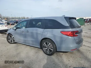 2023 Honda Odyssey Touring with VIN 5FNRL6H83PB053962, listed as a Copart auction lot 51461865 with 24,808 mi miles and Salvage Title. Bid and sale history available at DreamBid. Image 2.