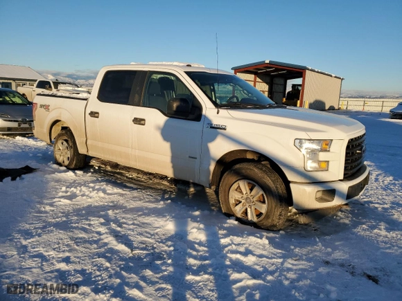 2017 Ford F-150 XL with VIN 1FTEW1EP7HKD81846, listed as a Copart auction lot 87241174 with 80,438 mi miles and Salvage Title. Bid and sale history available at carsss.com. Image 4.