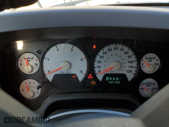 2008 Dodge Ram 2500 SLT with VIN 3D7KS28A08G192125, listed as a Copart auction lot 75519344 with 189,152 mi miles and Salvage Title. Bid and sale history available at carsss.com. Image 9.
