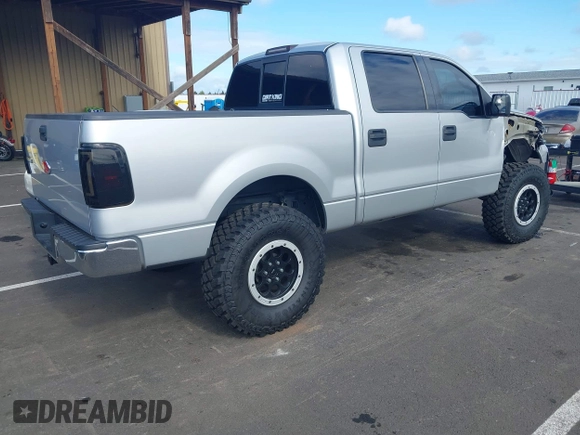 2007 Ford F-150 XLT with VIN 1FTPW12V77FB78121, listed as a IAAI auction lot 42300080 with 203,990 mi miles and . Bid and sale history available at DreamBid. Image 4.