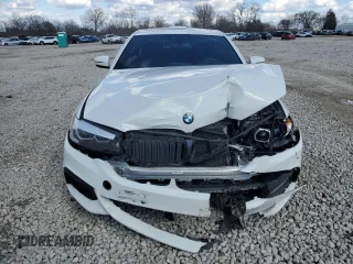 2019 BMW 5 Series 530i xDrive with VIN WBAJA7C50KG911549, listed as a Copart auction lot 50158135 with 91,390 mi miles and Salvage title. Bid and sale history available at DreamBid. Image 5.