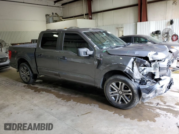 2021 Ford F-150 XL with VIN 1FTEW1CP6MKE92062, listed as a Copart auction lot 50303735 with 40,346 mi miles and Salvage Title. Bid and sale history available at carsss.com. Image 4.