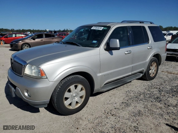 2004 Lincoln Aviator Luxury with VIN 5LMEU68H84ZJ40251, listed as a Copart auction lot 87003034 with 166,867 mi miles and Clean Title. Bid and sale history available at carsss.com. Image 1.