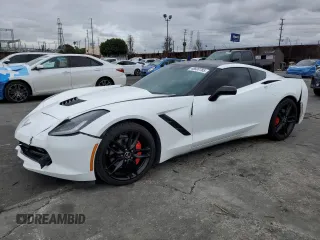 2015 Chevrolet Corvette 3LT with VIN 1G1YE2D75F5118377, listed as a Copart auction lot 48600785 with 52,125 mi miles and Salvage Title. Bid and sale history available at carsss.com. Image 1.