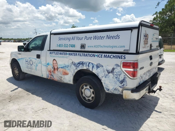2013 Ford F-150 XL with VIN 1FTNF1CF5DKD70977, listed as a Copart auction lot 61922765 with 489,017 mi miles and Clean title. Bid and sale history available at DreamBid. Image 2.