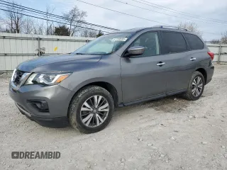 2017 Nissan Pathfinder SL with VIN 5N1DR2MM3HC664668, listed as a Copart auction lot 51199555 with 163,108 mi miles and Clean Title. Bid and sale history available at carsss.com. Image 1.