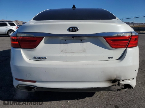 2017 Kia K900 Luxury with VIN KNALW4D40H6036115, listed as a Copart auction lot 46630905 with 85,964 mi miles and Salvage title. Bid and sale history available at DreamBid. Image 6.