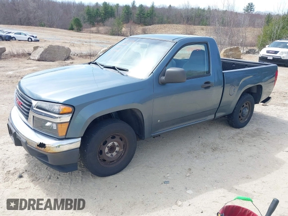 2007 GMC Canyon SL with VIN 1GTCS149478225202, listed as a IAAI auction lot 41907730 with 172,662 mi miles. Bid and sale history available at carsss.com. Image 2.