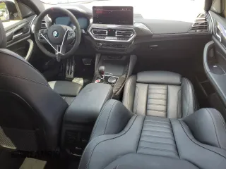 2024 BMW X3 M with VIN 5YM13EC04R9U76210, listed as a Copart auction lot 50808505 with 0 mi miles and Salvage Title. Bid and sale history available at carsss.com. Image 8.