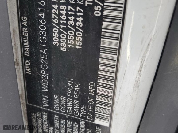 2016 Mercedes-Benz Metris Cargo Van with VIN WD3PG2EA1G3064168, listed as a Copart auction lot 84385604 with 0 mi miles and Salvage Title. Bid and sale history available at carsss.com. Image 13.