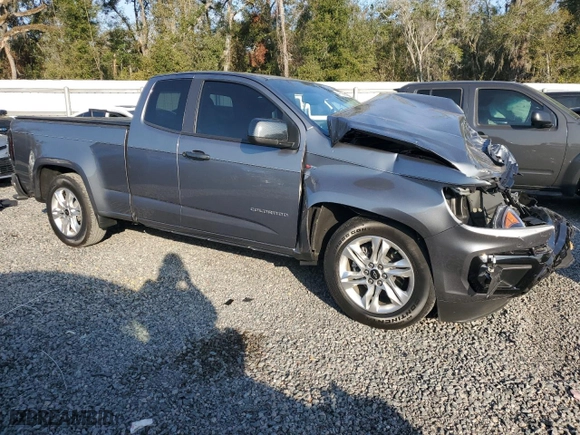 2021 Chevrolet Colorado 2WD LT with VIN 1GCHSCEN3M1111712, listed as a Copart auction lot 44108565 with 12,228 mi miles and Non Repairable. Bid and sale history available at carsss.com. Image 4.