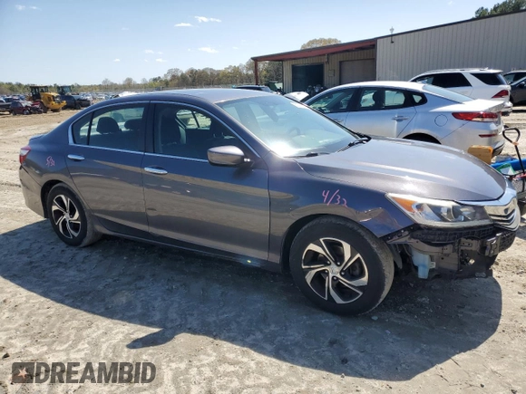 2016 Honda Accord Sedan LX with VIN 1HGCR2F31GA158675, listed as a Copart auction lot 52211745 with 137,783 mi miles and Salvage Title. Bid and sale history available at carsss.com. Image 4.