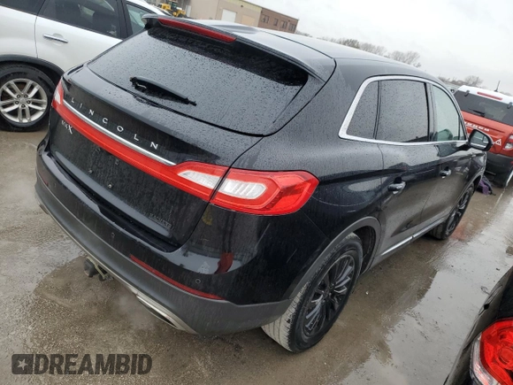 2016 Lincoln MKX Select with VIN 2LMTJ6KR6GBL50573, listed as a Copart auction lot 82331484 with 129,121 mi miles and Salvage Title. Bid and sale history available at carsss.com. Image 3.