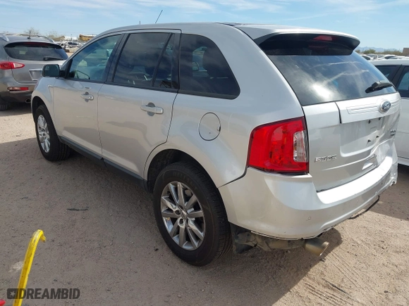 2013 Ford Edge SEL with VIN 2FMDK4JC2DBE33878, listed as a IAAI auction lot 41597848 with 216,761 mi miles. Bid and sale history available at carsss.com. Image 3.
