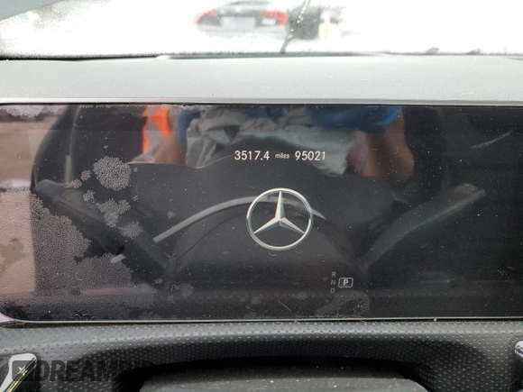 2020 Mercedes-Benz CLA 250 with VIN WDD5J4GB1LN021938, listed as a Copart auction lot 44419995 with 95,021 mi miles and Salvage Title. Bid and sale history available at DreamBid. Image 9.