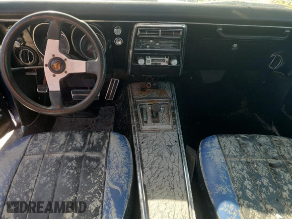 1968 Pontiac Firebird z VIN 223678U118793, wystawiony jako Copart lot #76205674 z przebiegiem 82 021 mil mil oraz Szkoda całkowita • Salvage title. Historia ofert i sprzedaży dostępna na DreamBid. Obrazek 8.