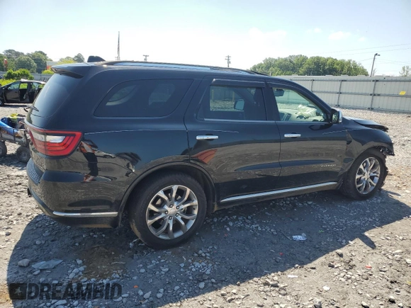 2018 Dodge Durango Citadel with VIN 1C4SDHETXJC460992, listed as a Copart auction lot 56358135 with 116,541 mi miles and Salvage title. Bid and sale history available at DreamBid. Image 3.