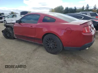 2012 Ford Mustang V6 Premium with VIN 1ZVBP8AM2C5253751, listed as a Copart auction lot 75839064 with 0 mi miles and Non Repairable. Bid and sale history available at carsss.com. Image 2.