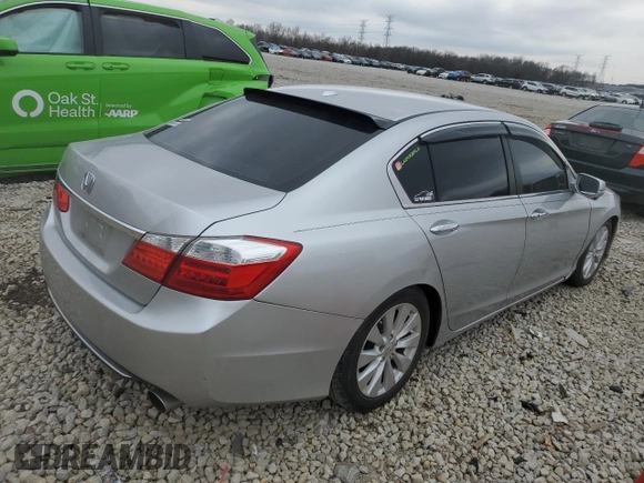 2013 Honda Accord Sdn EX-L with VIN 1HGCR2F84DA116170, listed as a Copart auction lot 72301833 with 148,514 mi miles and Salvage Title. Bid and sale history available at carsss.com. Image 3.