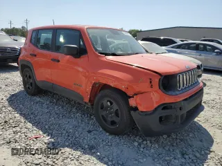 2017 Jeep Renegade Sport with VIN ZACCJAAH1HPF17141, listed as a Copart auction lot 53428695 with 133,877 mi miles and Salvage title. Bid and sale history available at DreamBid. Image 4.
