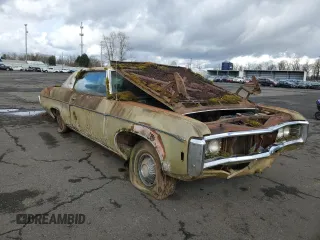 1969 Chevrolet Impala z VIN 164479J176501, wystawiony jako Copart lot #48632015 z przebiegiem Nie podano mil oraz Czysty tytuł • Clean title. Historia ofert i sprzedaży dostępna na DreamBid. Obrazek 4.