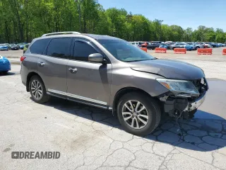2014 Nissan Pathfinder S z VIN 5N1AR2MN6EC702417, wystawiony jako Copart lot #55015915 z przebiegiem 170 435 mil mil oraz Szkoda całkowita • Salvage title. Historia ofert i sprzedaży dostępna na DreamBid. Obrazek 4.
