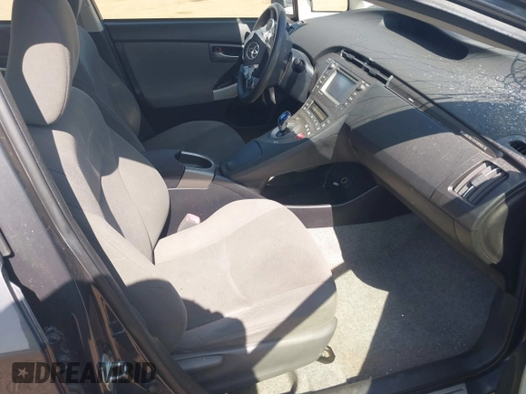 2012 Toyota Prius with VIN JTDKN3DP5C3011792, listed as a IAAI auction lot 42544789 with 127,704 mi miles and . Bid and sale history available at DreamBid. Image 5.