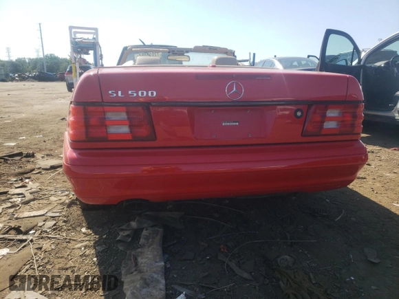 2000 Mercedes-Benz SL-Class with VIN WDBFA68F1YF193740, listed as a Copart auction lot 72018884 with 0 mi miles and Clean Title. Bid and sale history available at carsss.com. Image 6.