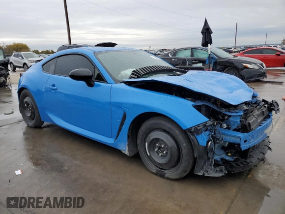 2024 Toyota GR86 Premium with VIN JF1ZNBE13R8752771, listed as a Copart auction lot 83959174 with 18,311 mi miles and Salvage Title. Bid and sale history available at carsss.com. Image 4.