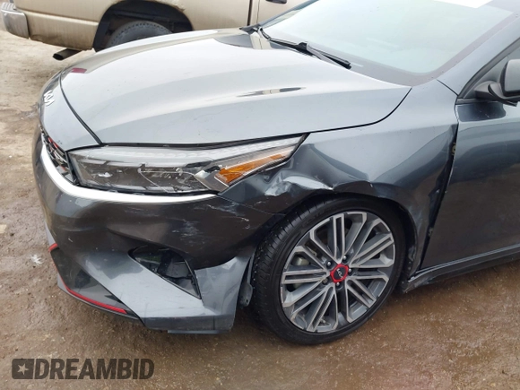 2023 Kia Forte GT with VIN 3KPF44AC8PE541278, listed as a IAAI auction lot 41706793 with 61,029 mi miles and . Bid and sale history available at carsss.com. Image 6.