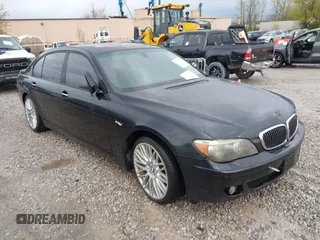 2007 BMW 7 Series 750Li with VIN WBAHN83577DT77290, listed as a IAAI auction lot 41908957 with 164,215 mi miles. Bid and sale history available at carsss.com. Image 1.