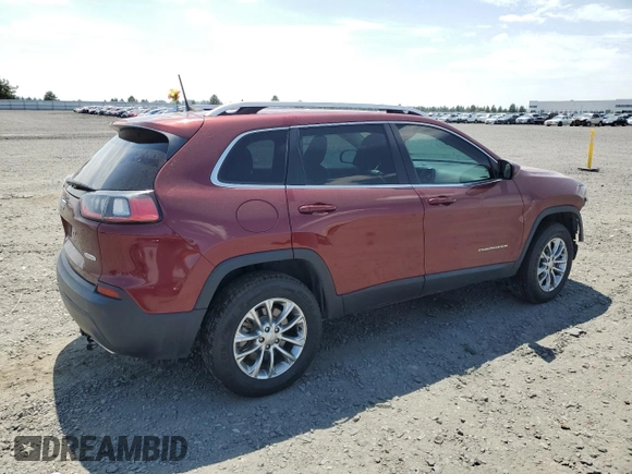 2019 Jeep Cherokee Latitude Plus with VIN 1C4PJMLXXKD250658, listed as a Copart auction lot 62199565 with 95,224 mi miles and Salvage title. Bid and sale history available at DreamBid. Image 3.