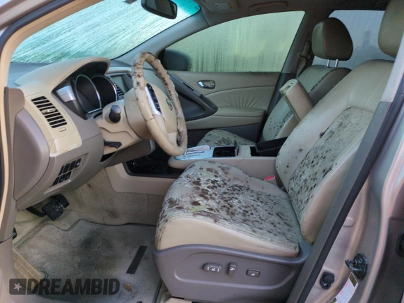 2009 Nissan Murano SL with VIN JN8AZ18U09W103215, listed as a Copart auction lot 74713684 with 0 mi miles and Salvage Title. Bid and sale history available at carsss.com. Image 7.