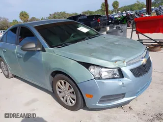 2011 Chevrolet Cruze LS with VIN 1G1PC5SH7B7137221, listed as a IAAI auction lot 40350237 with 103,911 mi miles. Bid and sale history available at carsss.com. Image 1.