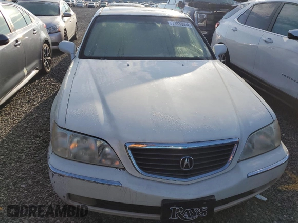 2000 Acura RL with VIN JH4KA9654YC000685, listed as a Copart auction lot 73986054 with 0 mi miles and Salvage Title. Bid and sale history available at carsss.com. Image 5.