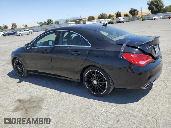 2014 Mercedes-Benz CLA 250 with VIN WDDSJ4EB9EN151538, listed as a Copart auction lot 62031605 with 91,054 mi miles and Salvage title. Bid and sale history available at DreamBid. Image 2.