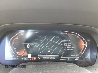 2022 BMW X7 xDrive40i z VIN 5UXCW2C01N9J33094, wystawiony jako Copart lot #57254975 z przebiegiem 26 145 mil mil oraz Szkoda całkowita • Salvage title. Historia ofert i sprzedaży dostępna na DreamBid. Obrazek 9.